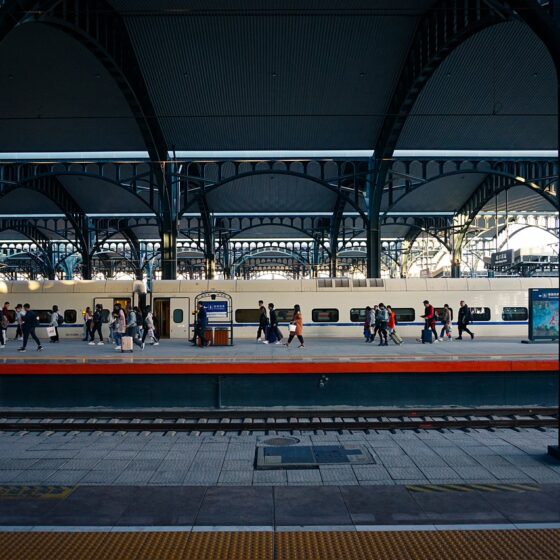 Stazione rete ferroviaria trasporti