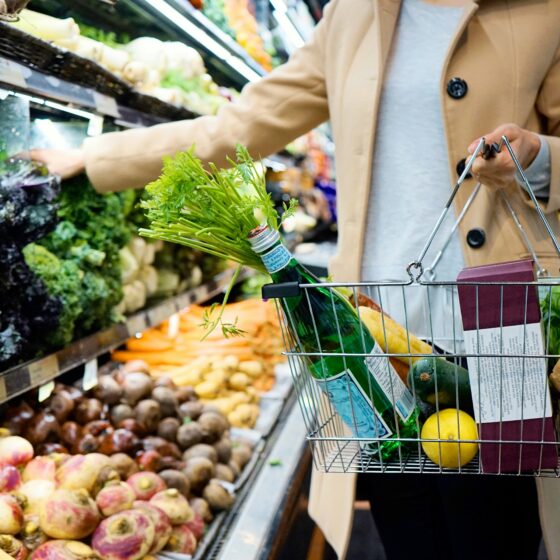 Supermercato prodotti agricoli