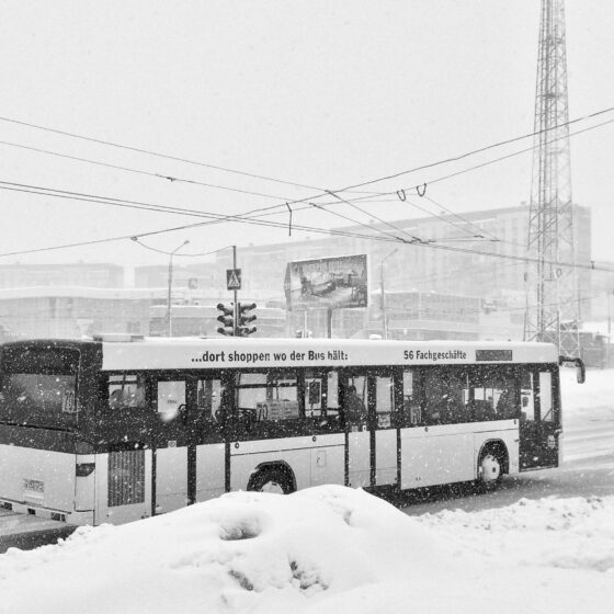 Trasporti pubblici sulla neve